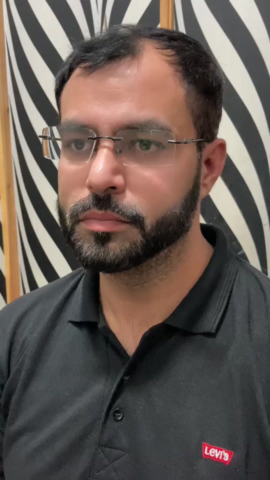 Undetectable hair system cutting and blending — TikTok reel thumbnail